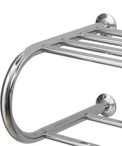 Organize It All Wall Bath Towel Bar in Chrome mounted shelf, 26" W x 11.25" L x 7.5" H 26"W x 11.25"L x 7.5"H 26 8156OxLpw6L