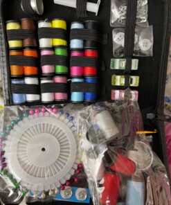 ARTIKA Sewing Kit for Adults and Kids - Small Beginner Set w/Multicolor Thread, Needles, Scissors, Thimble & Clips - Emergency Repair and Travel Kits - Sewing Accessories and Supplies 43 8157m 8YHWL 1