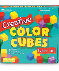 Learning Resources Creative Color Cubes, Fine Motor Skills, Counting Skills, Basic Math, 100 Piece, Ages 3+ 10 8158VcUozML