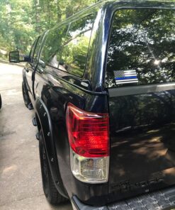 Thin Blue Line Flag Decals - 3x5 in. Black White and Blue American Flag Stickers for Cars and Trucks - in Support of Police and Law Enforcement Officers (5-Pack) 5-pack 18 8158hmMu7TL