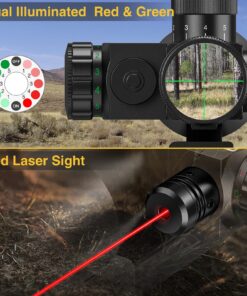 CVLIFE 2.5-10x40e Red & Green Illuminated Scope with 20mm Mount Red Laser 37 8159JdpPKSL 2