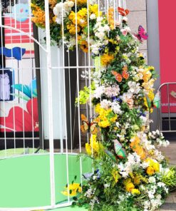 Teenitor 40 Pcs Butterfly Stakes, 5 Different Size Garden Ornaments Patio Decor Butterfly Party Supplies Outdoor Yard Stakes Decorative 1 1.7/2.7/3.5/4.8/5.9inch 32 815AuvvSnXS