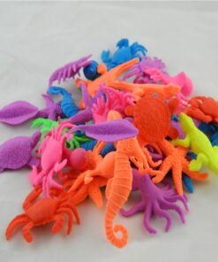 Funlop 24 Pack Sensory Jelly Water Growing Sea Life Creatures Animals, Amazing, Fun, Educational, Learning Toy for Children Boys and Girls (24 Assorted Sea Creatures and Colors) 22 815ByMBHFdL