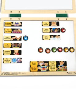 Melissa & Doug Deluxe Wooden Magnetic Responsibility Chart With 90 Magnets 26 815DBsYLzhL