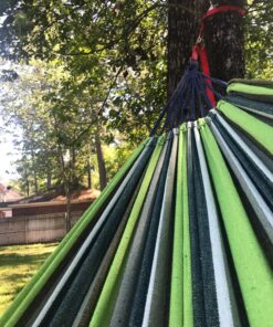 Honesh Outdoor Leisure Double 2 Person Cotton Hammocks 450lbs Ultralight Camping Hammock with Backpack Olivedrab 15 815DydBkcqL