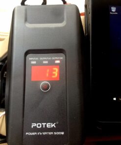 Potek 500w power inverter DC 12V to AC 110V Car Adapter with 2 5V/2A usb charging output 38 815GQgrFRYL