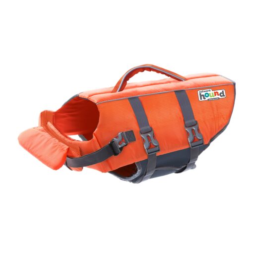 Outward Hound Granby Splash Orange Dog Life Jacket, XS Granby (Flotation) X-Small (Chest Girth: 11"-15")