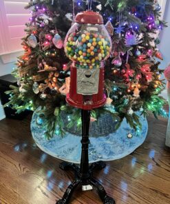 6260 Great Northern 15" Vintage Candy Gumball Machine & Bank with Stand - Everyone Loves Gumballs! Red 36 815JMtsG hL