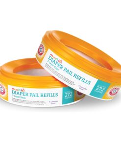 Munchkin® Arm & Hammer Diaper Pail Refill Rings, 544 Count, 2 Pack (272 Count Each) 28 815KX5JhkL
