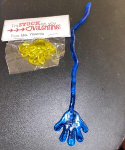 Super Z Outlet Vinyl Glitter Mini Sticky Hands Toys for Children Party Favors, Birthdays - 1 1/4" (72 Count) 44 815L1WUN2L