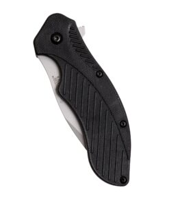 Kershaw Clash Pocketknife, 3" 8Cr13MoV Steel Drop Point Blade, Assisted One-Handed Flipper Opening, Folding Utility EDC 34 815MEdv6kML