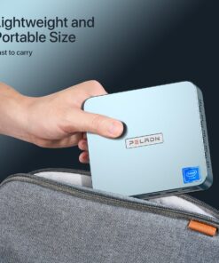 PELADN Mini PC, Intel 11th Gen N5095 (up to 2.9GHz) Win11 Pro, 16GB DDR4 RAM, 512GB SSD, 4K HD, BT4.2, Dual HDMI, WiFi 2.4G/5G, Gigabit Ethernet. Small Desktop PC 19 815NdFH5L