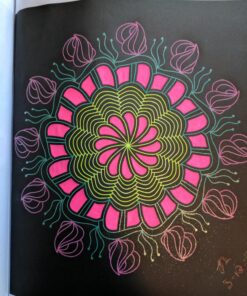 Glowing Mandalas: Coloring Book for Adults 51 815NgJ oFL