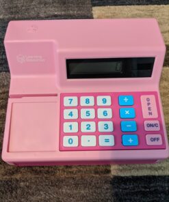 Learning Resources Pretend & Play Calculator Cash Register Pink - 73 Pieces, Ages 3+, Cash Register for Kids, Play Money for Kids, Toddlers Toys, Toy Register 36 815PU7fRTUL