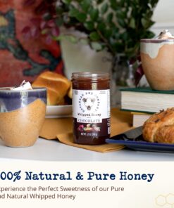Whipped Honey Gift Set by Savannah Bee - Creamy, Smooth, Spreadable and absolutely Delicious - 100% Natural and Pure Honey - 12 Oz (Original & Chocolate) Original & Chocolate 13 815PueKVIUL