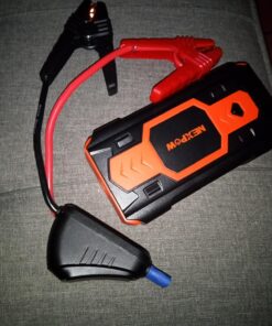 NEXPOW Battery Jump Starter 2500A Car Jump Starter (up to 8.0L Gas/8L Diesel Engines) 12V Car Battery Booster Pack with USB Quick Charge 3.0 and 4 LED Modes Red Blue Warning 32 815Q7qFYtlL