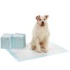 Amazon Basics Dog and Puppy Pee Pads with 5-Layer Leak-Proof Design and Quick-Dry Surface for Potty Training, X-Large, 28 x 34 Inch - Pack of 40, Blue & White Unscented X-Large (40 Count) 31 815QUrwclIL 1
