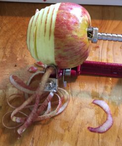 Johnny Apple Peeler (VKP1011), Clamp Base, Stainless Steel Blades, Red 32 815Rp0JO4wL