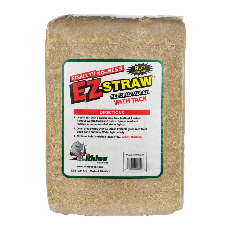 EZ Straw Seeding Mulch With Tack Biodegradable Organic Processed