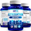 WeLikeVitamins Astaxanthin 10mg Softgel - Highly Potent Organic Astaxanthin Supplements From Haematococcus Pluvialis - Improves Eye, Joint, Skin Health & Energy Levels - 180 Servings, 6 Month Supply 45 815TQ24vILL