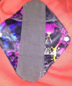 8" Charcoal Bamboo Mama Cloth/ Menstrual Pads/ Reusable Sanitary Pads / Panty Liners (Ink) Ink 4 815TuPRTrJL