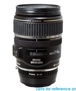Alternative view of Fotasy Manual EF EFS Lens to E Mount Adapter, EF E Mount, EF Adapter to E Mount, Adapter for Cannon EF lense, Compatible with Sony a7 a7r a7s a7 II III IV a9 a9II a7c aplha 1 a6600 a6500 a6400 a6300 Canon EF - E-Mount