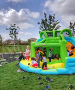 Little Tikes 2-in-1 Wet 'n Dry Inflatable Bouncer 18 815UIOE4biL