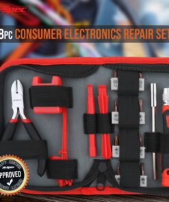 Hi-Spec 38pc Electronics Repair & Opening Tool Kit Set for Laptops, Phones, Devices, Computer & Gaming Accessories. Precision Small Screwdrivers with Pry Tools 38 Piece 13 815UpL6qsNL