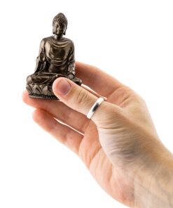 Top Collection Mini Shakyamuni Buddha Decorative Statue - Hand Painted Enlightened One Sculpture with Bronze Finish Look- 3-Inch Supreme Buddha Collectible Figurine 26 815UyYOvprL