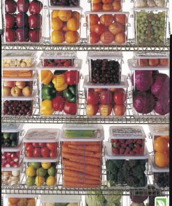 Rubbermaid Commercial Products Large Lid For 12, 18, And 22 Qt. Plastic Space Saving Square Food Storage Container (Fg652300Wht),White White Lid (12 qt.- 22 qt.) 21 815VDbaYGyL