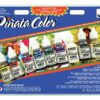 Jacquard Alcohol Ink Set - Pinata Color Exciter Pack - Highly Saturated - Acid-Free - 9 Assorted Colors Half Ounce 12 815WM9atphL