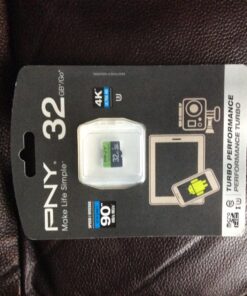 PNY U3 Turbo Performance 32GB High Speed MicroSDHC Class 10 UHS-I, up to 90MB/sec Flash Card (P-SDU32GU390G-GE) 1 Count (Pack of 1) 39 815X73EBTzL