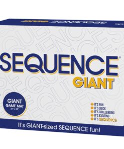Jax Giant (aka Jumbo) SEQUENCE Game - Box Edition with Cushioned Mat, Cards and Chips, Package Colors May Vary , Blue JUMBO BOX Standard Packaging 15 815a5tPSML