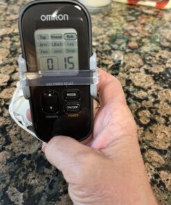 OMRON Max Power Relief TENS Unit Muscle Stimulator, Simulated Massage Therapy for Lower Back, Arm, Shoulder, Leg, Foot, and Arthritis Pain, Drug-Free Pain Relief (PM500) 36 815ai6AzpsL