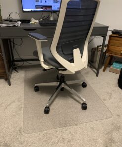 Floortex Polycarbonate Chair Mat 47" x 35" for Plush Pile Carpets 1 32 815b4ZgLJiL