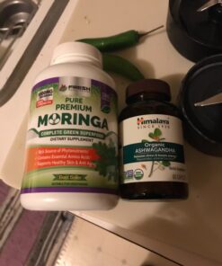 Himalaya Organic Ashwagandha, 60-Day Supply, Herbal Supplement for Stress Relief, Energy Support, Occasional Sleeplessness, USDA Certified Organic, Non-GMO, Vegan, Gluten Free, 670 mg, 60 Caplets 31 815dO2GeVL 1