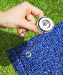 Prest-O-Fit 36923 2-2001 Patio Rug Stakes - Pack of 6 Silver 11 815e100BbEL