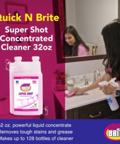 Quick N Brite All Purpose Cleaner, 6 Piece Combo Kit, with Concentrated Cleaner 64 oz 6 Piece Set 16 815ePvnRq2L