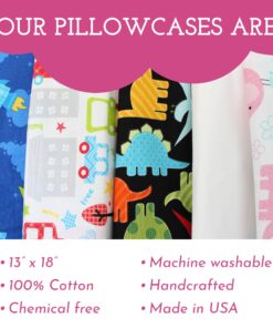 Alternative view of Little Sleepy Head Toddler Pillowcase 13 x 18-100% Cotton & Hypoallergenic (Elephant) Elephants 13 x 18 Inch