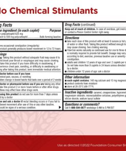 FiberCon Fiber Therapy Coated Caplets, Safe, Simple & Comfortable Insoluble Fiber for Bowel Irregularity, Comfortable Constipation Relief with No Gas or Bloating, 140 Caplets 140 Count (Pack of 1) 13 815hCzuykdL