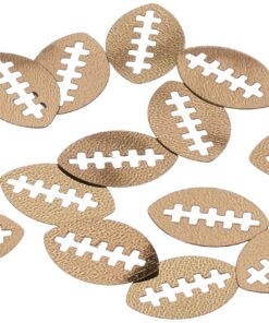Alternative view of Fanci-Fetti Footballs (brown) Party Accessory (1 count) (1 Oz/Pkg) 1 pack