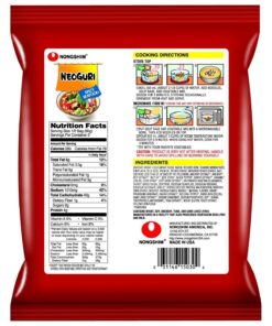 Alternative view of Nongshim Neoguri Spicy Seafood Ramen Noodle Soup, 16 Pack, Microwaveable Ramyun Instant Noodle Cup, Bold & Spicy Chili Peppers
