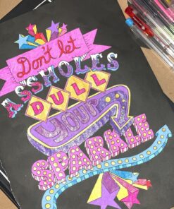 Make Life Your Bitch: Motivational adult coloring book. Turn your stress into success! (Midnight Edition) 89 815kegbo TL