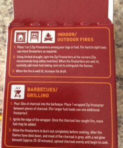 Zip Premium All Purpose Wrapped Fire Starter (Pack of 12) 25 815m0afiolL