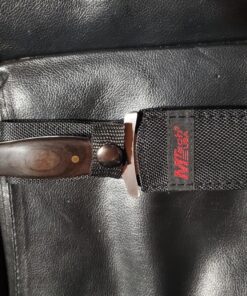 MTech USA – Fixed Blade Knife – Satin Finish Stainless Steel Blade, Brown Wood Handle with Stainless Steel Bolster, Includes Nylon Sheath - Hunting, Camping, Survival, Tactical – MT-20-03 37 815nRotT0cL