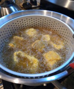 Bayou Classic 1201 10-qt Aluminum Fry Pot Features Perforated Aluminum Basket Heavy Duty Riveted Handles Perfect For Deep Frying French Fries Hush Puppies Fish & Chicken 34 815nVhFy2fL