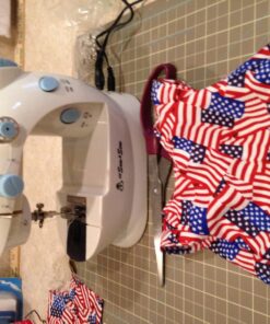 MICHLEY LSS-202 Lil' Sew & Sew Mini 2-Speed Sewing Machine, White 44 815nW3ST2qL