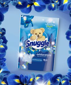 Snuggle Exhilarations In Wash Laundry Scent Booster Pacs, Blue Iris & Ocean Breeze, 56 Count 56 Count (Pack of 1) 21 815pMqTQcvL 4