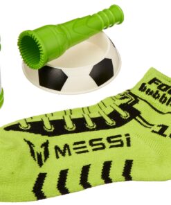 Leo Messi FootBubbles Starter Pack - Practice Your Soccer Juggling Skills with These Bubbles Designed to be juggled with Your feet Like a Soccer Ball. Imitate Messi's Soccer Juggling with FootBubbles