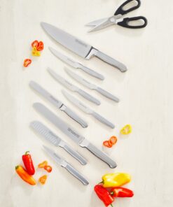 KitchenAid KKFSS14BO 14 Piece Classic Forged Series Brushed Stainless Steel Cutlery Set, Bamboo Wood 14 PC Classic Forged Cutlery Set 27 815qSpoHceL